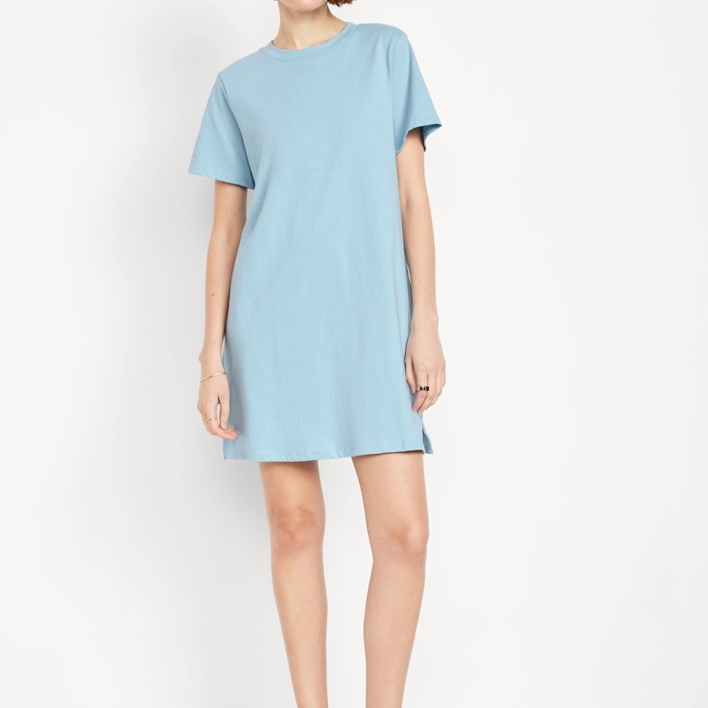 Old Navy Light Blue Midi Dress